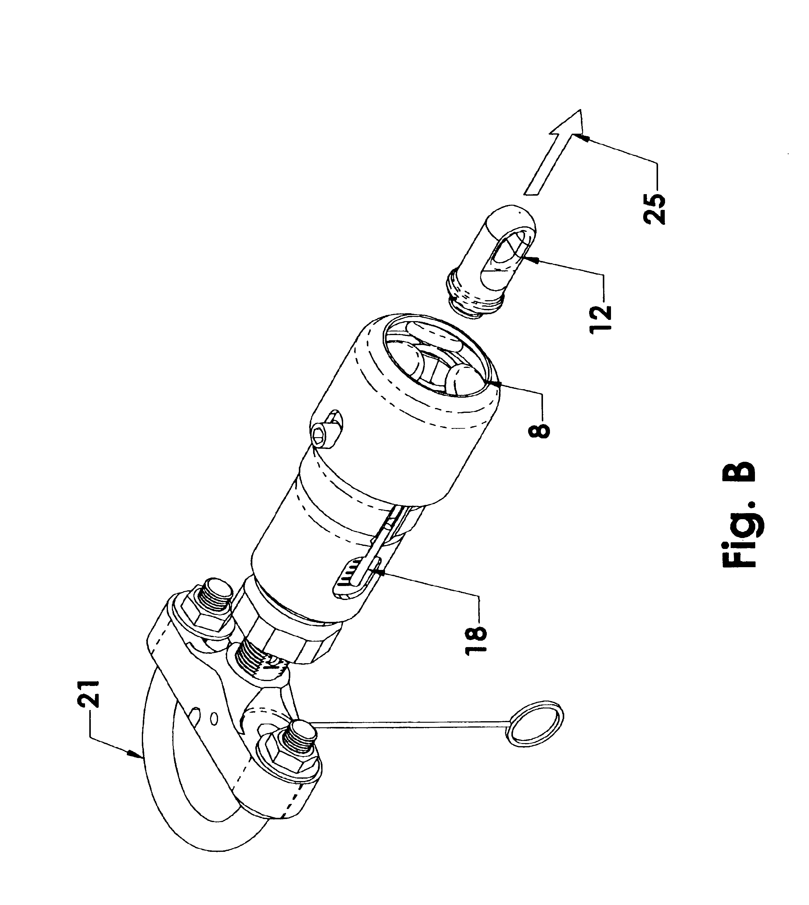 Swivel/quick release device for tow rope