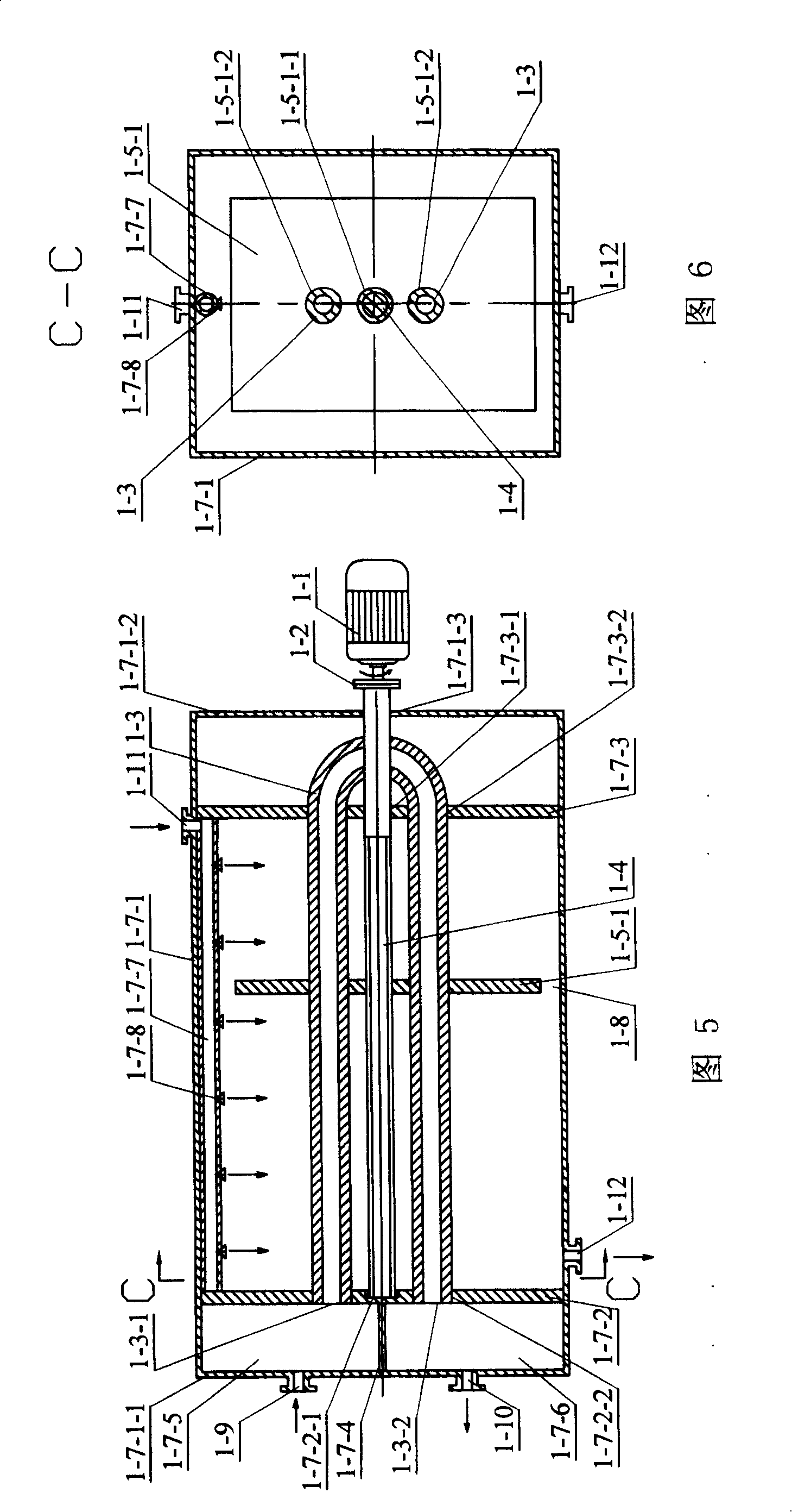 Solidification heat utilization and pollution preventing device for surface water source heat pump