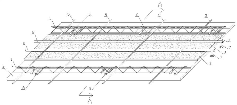 Multi-functional truss supporting type floor slab and construction method thereof