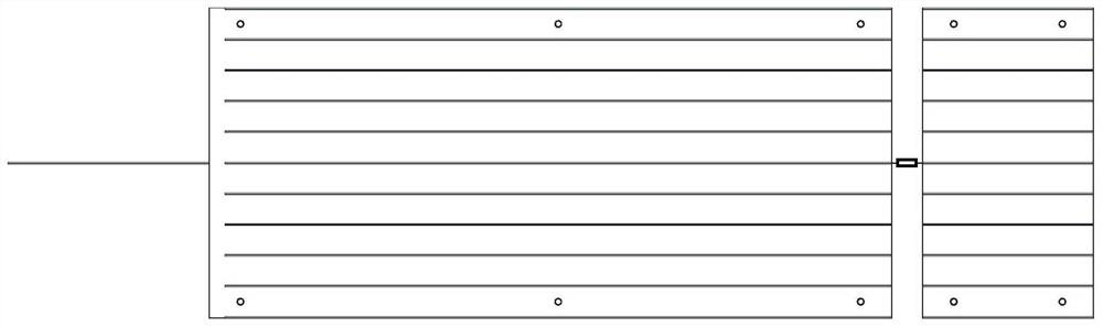 Vertically polarized antenna in vhf frequency band based on multi-chip sspp structure