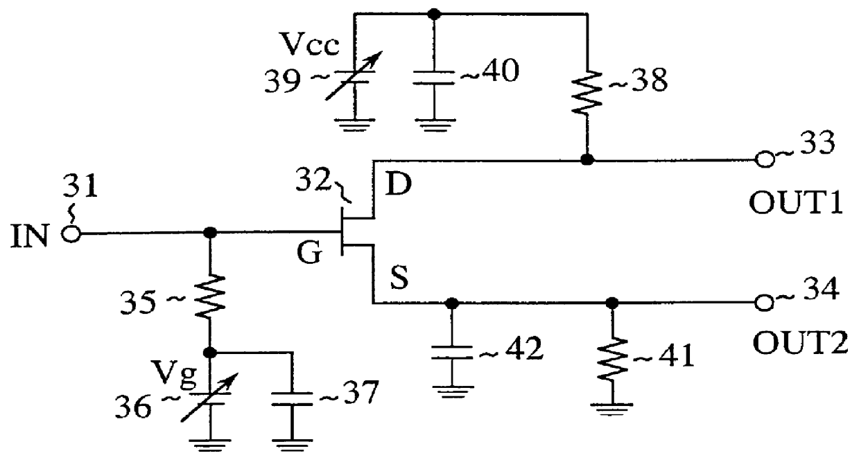 Unbalance-to-balance converter utilizing a transistor