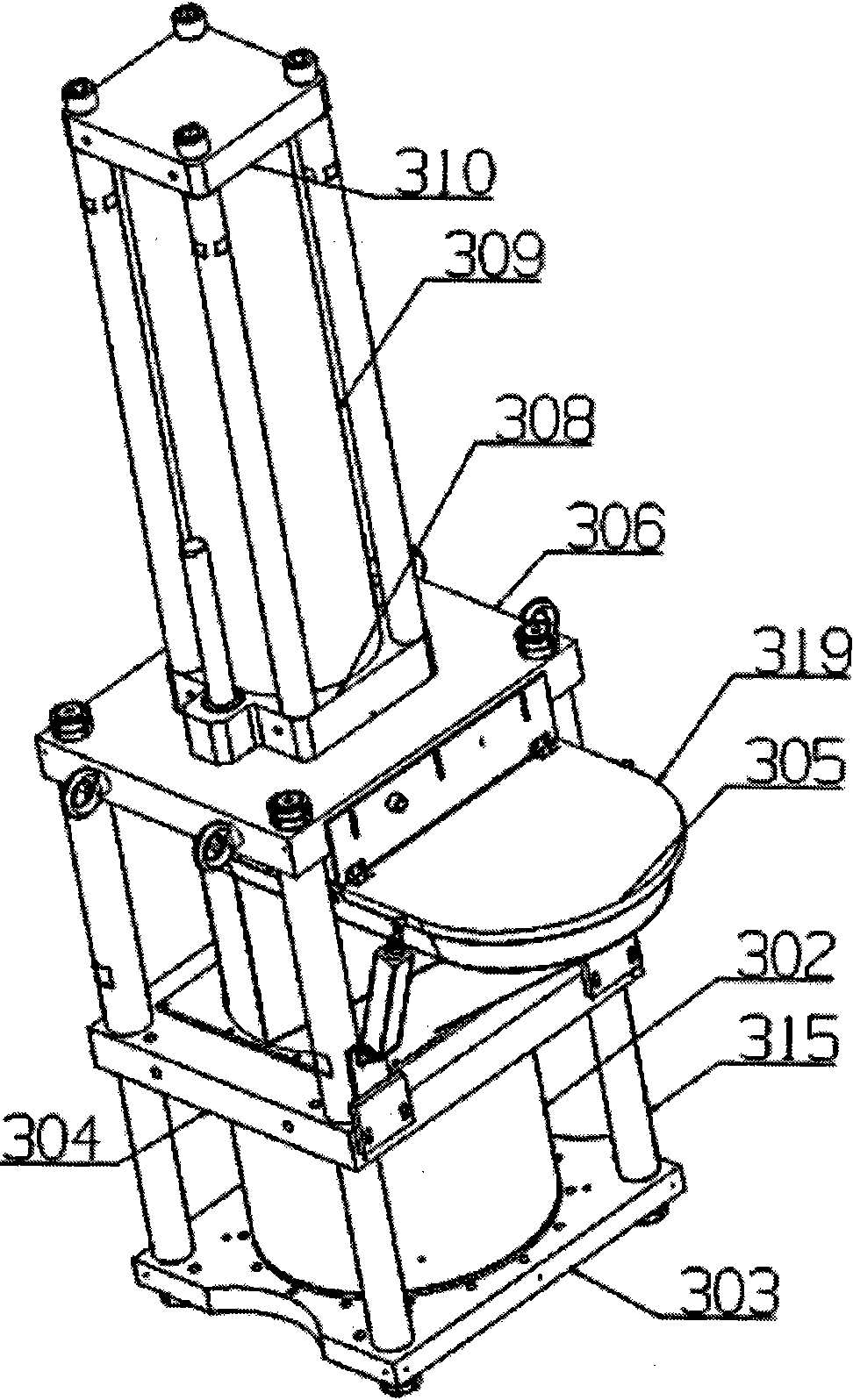 Injection moulding method of composite material mainly containing stone and injection moulding equipment