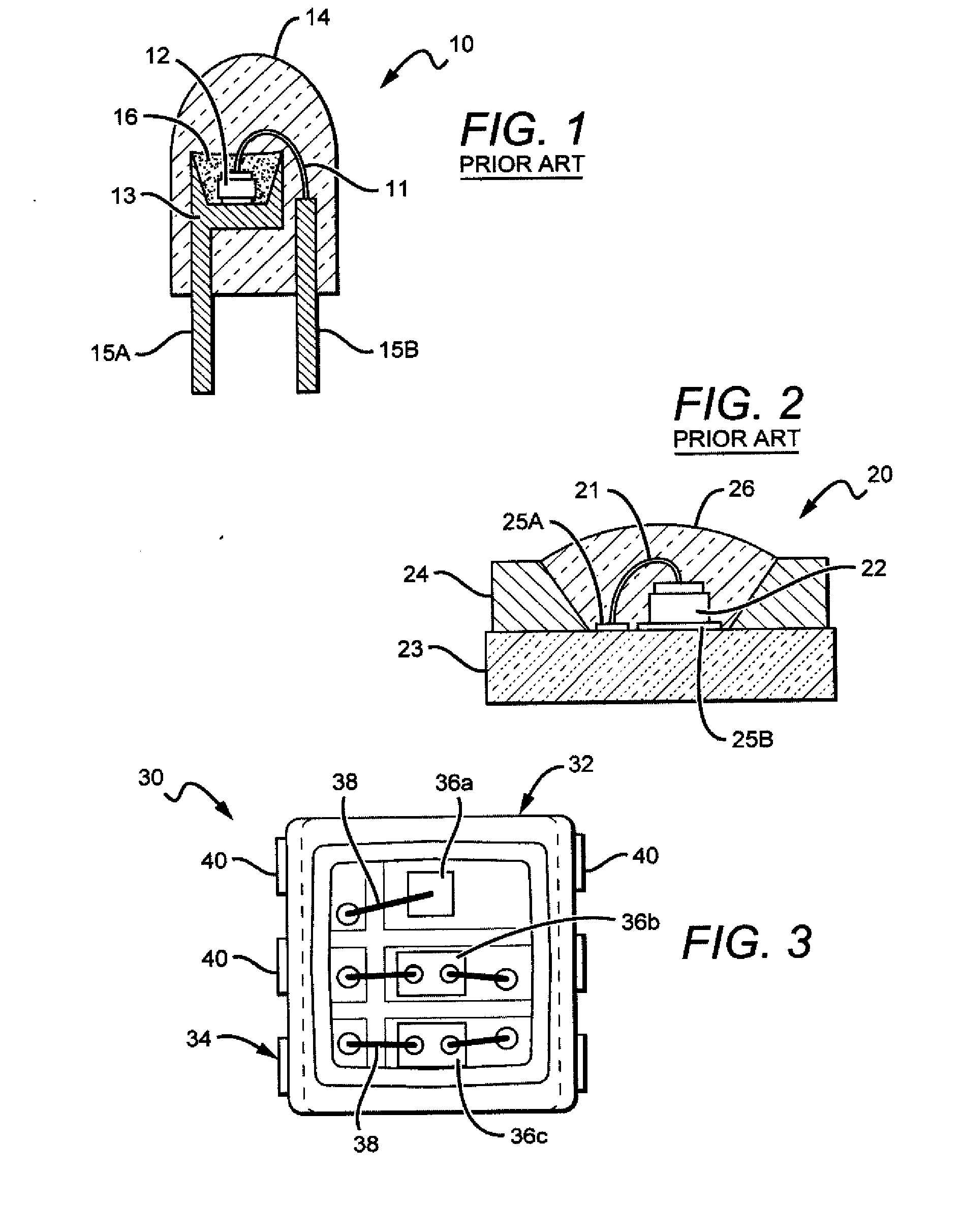 Multiple pixel surface mount device package