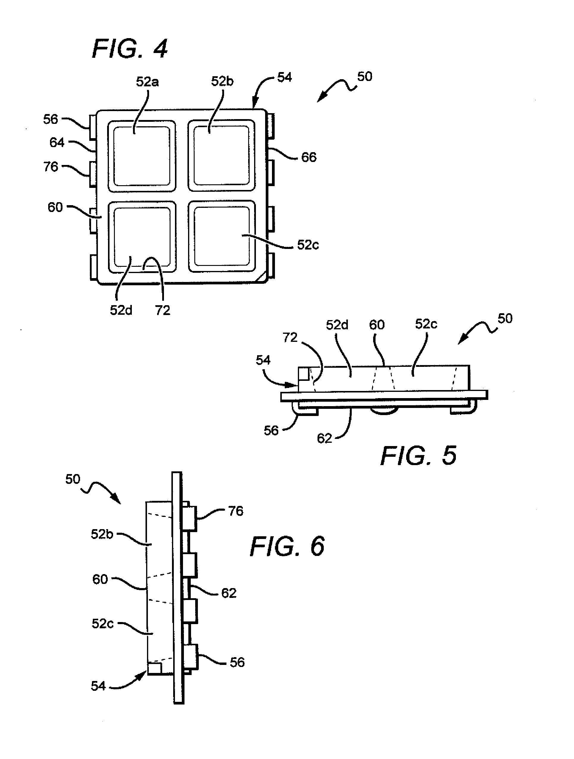 Multiple pixel surface mount device package