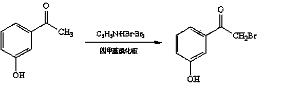 Preparation and refining method of alpha-(N-benzyl-N-methyl amino)-m-hydroxyacetophenone hydrochloride