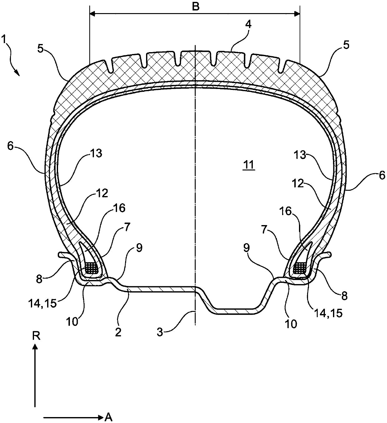 Method of improving pneumatic tire vibration characteristics