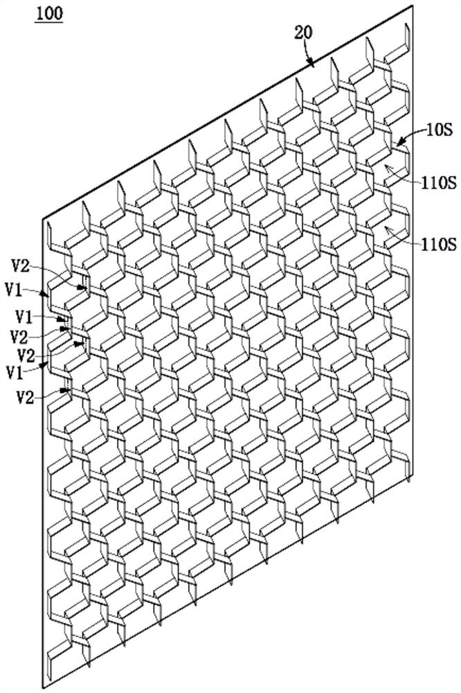 Sandwich type cushion packaging material and manufacturing method thereof