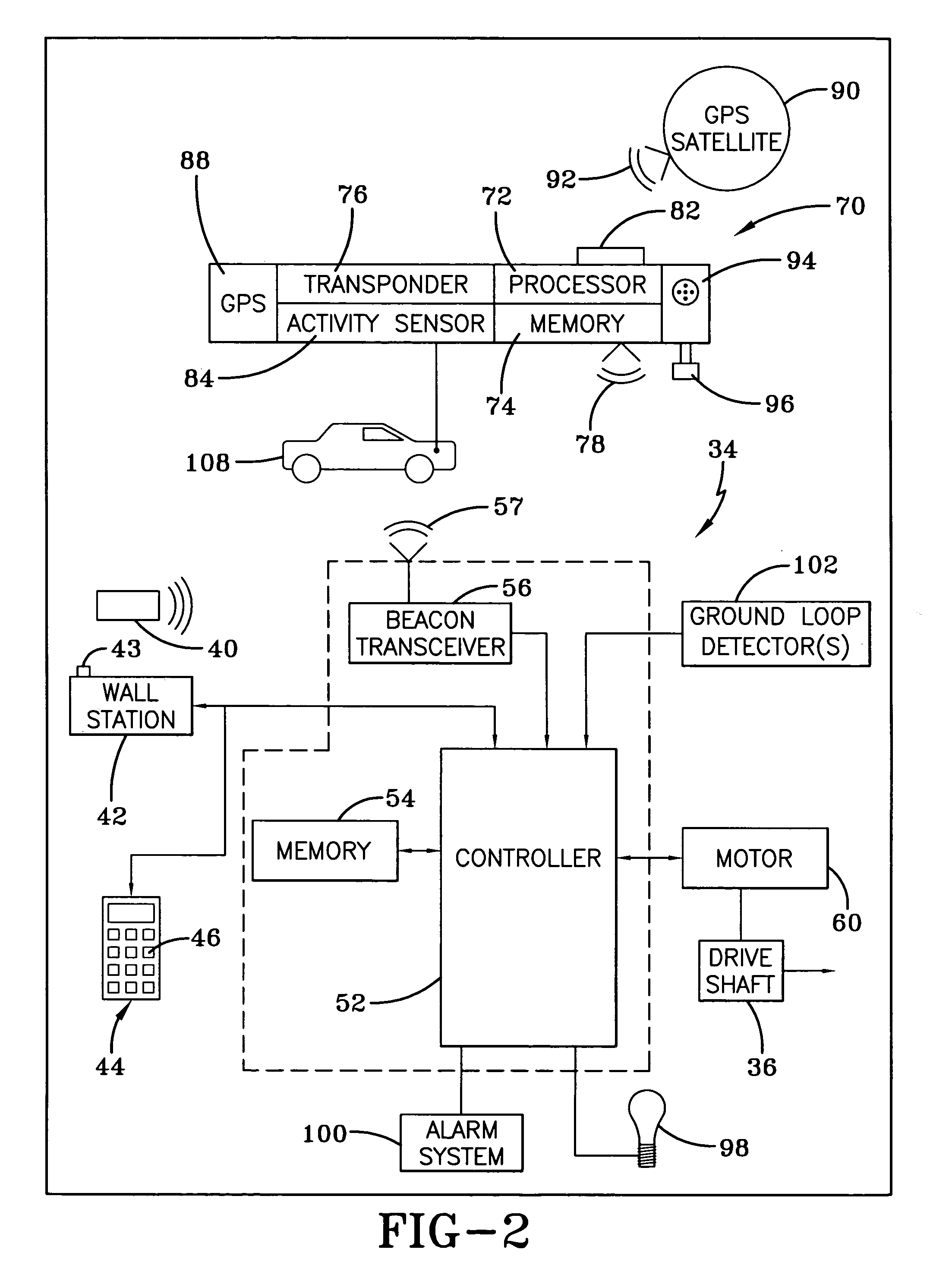 System for automatically moving access barriers and methods for using the same