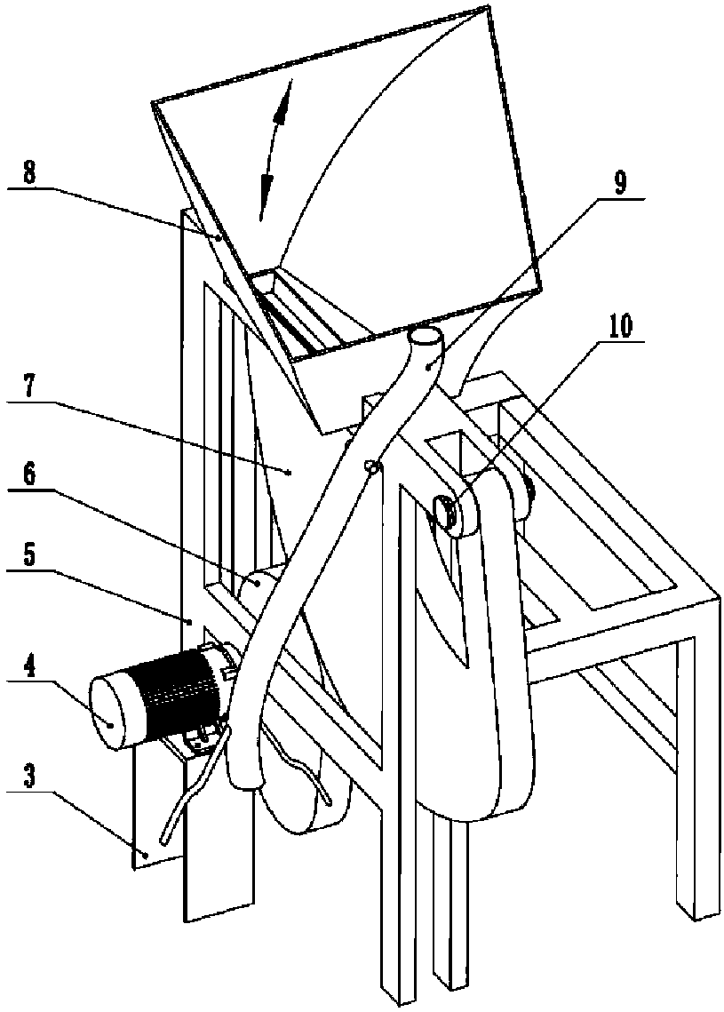 A kind of strawberry automatic destemming device