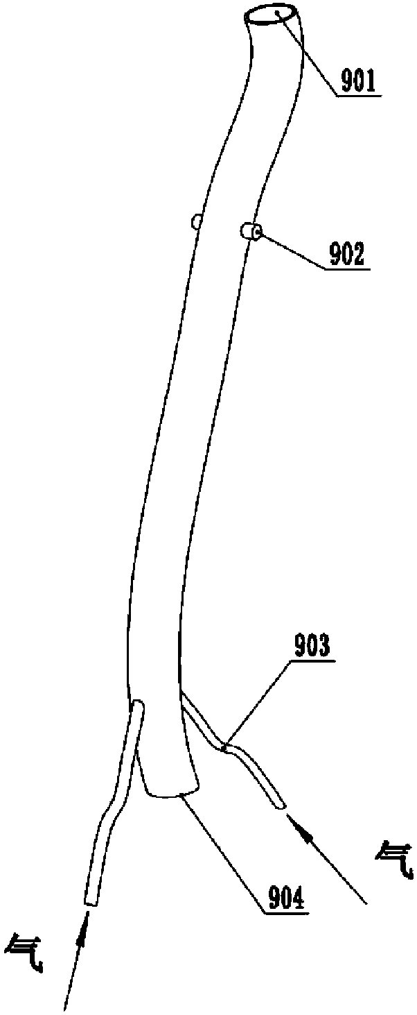 A kind of strawberry automatic destemming device