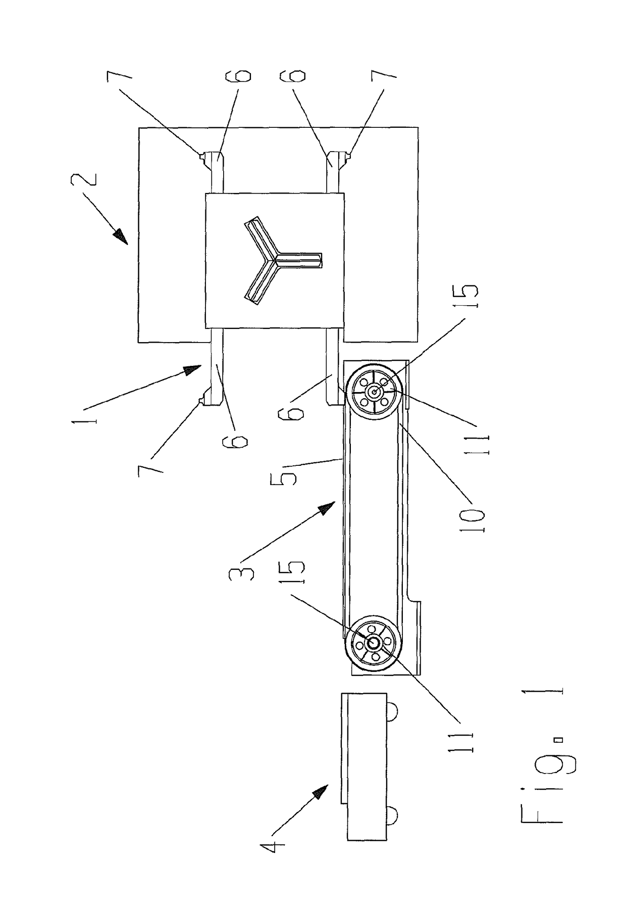 Roll stand changing device