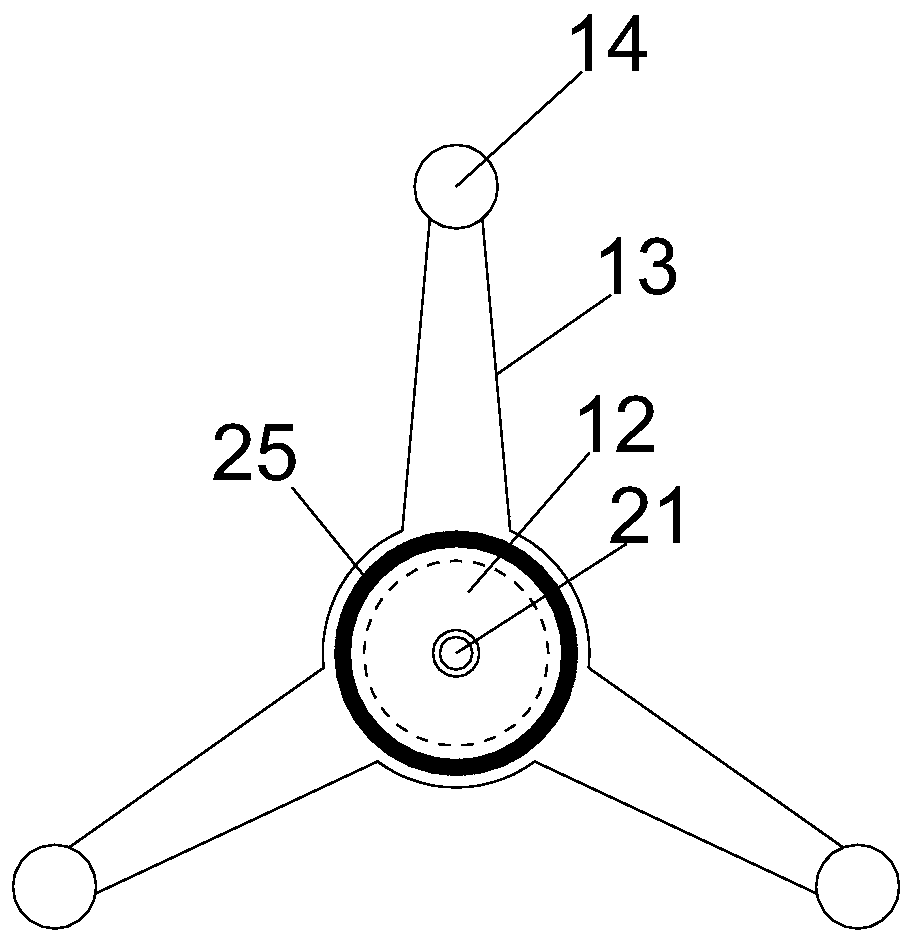 A depth-controlled injection type agricultural fertilization device