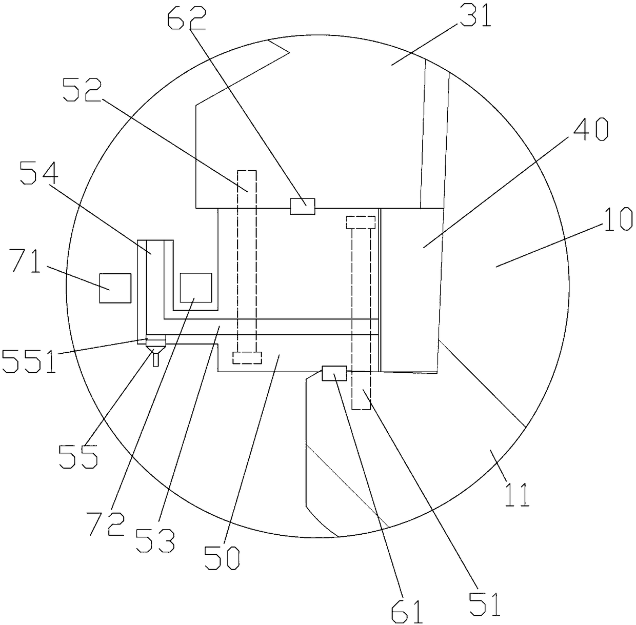 Early warning device aiming at diesel engine fuel oil leakage flow