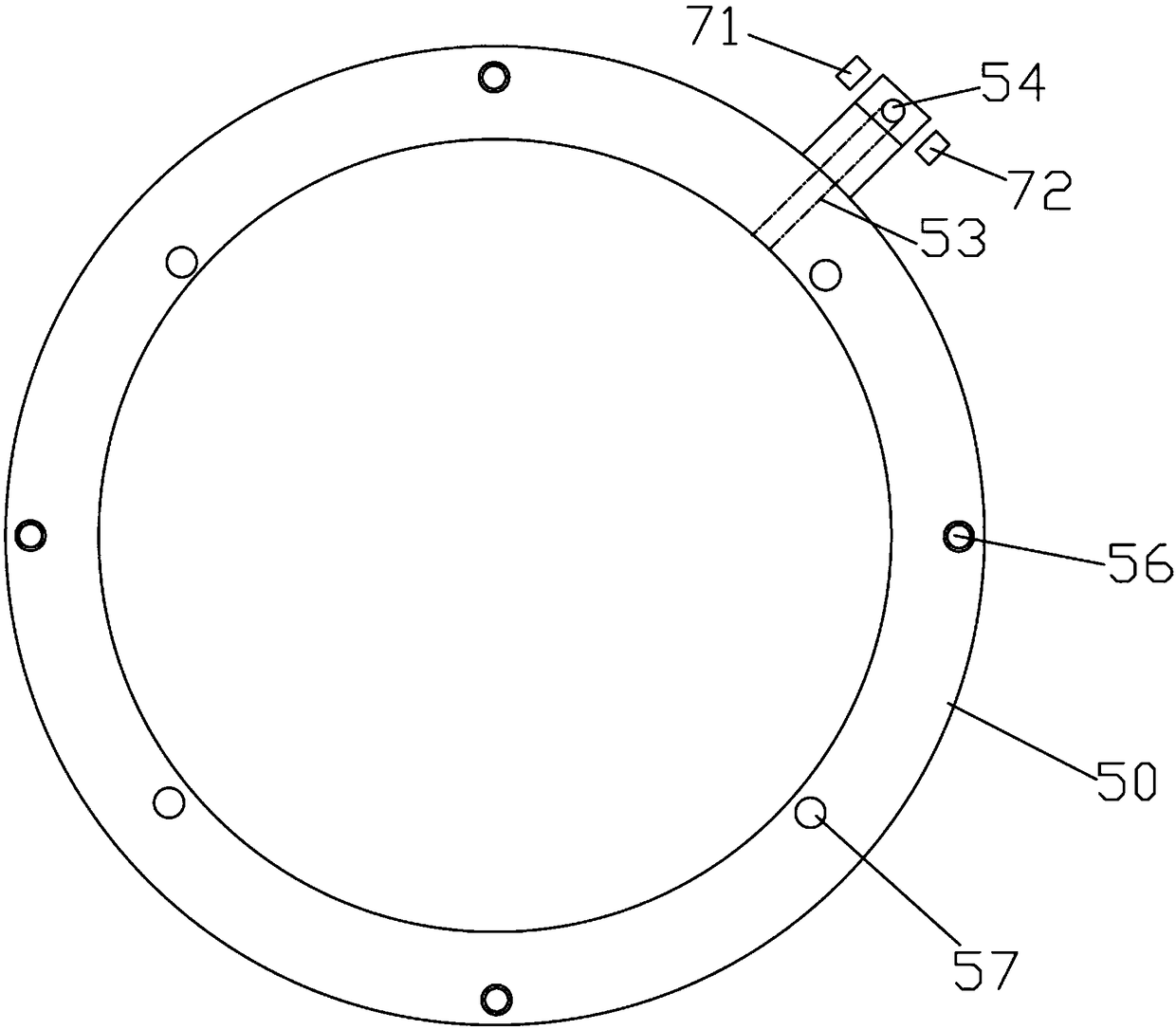 Early warning device aiming at diesel engine fuel oil leakage flow