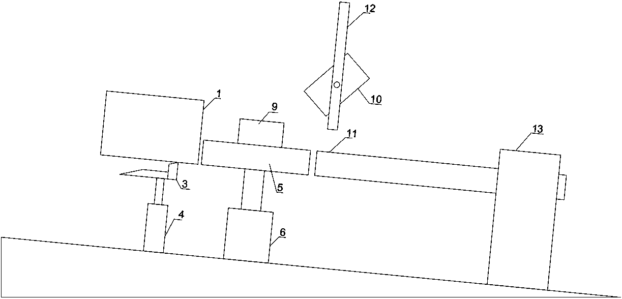 Front-rear direction correction device for longitudinal conveying of batteries