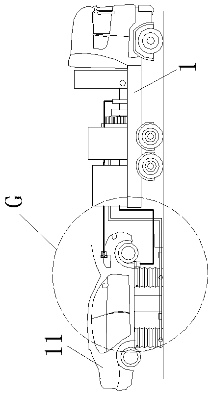 A multifunctional on-site service vehicle that can realize convenient lubricating oil change service