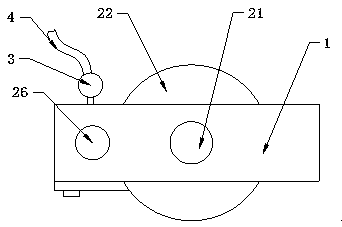 Anti-sticking agent smearing device of road roller