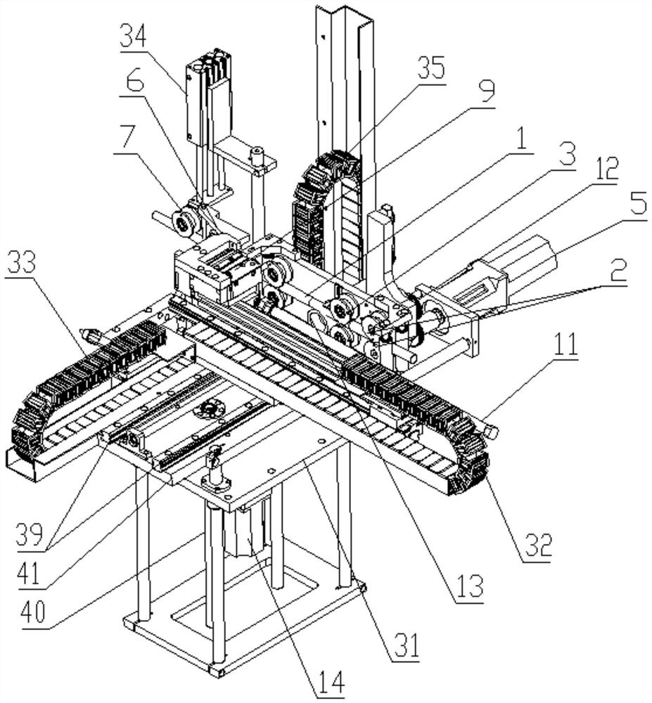 A pipe winding and binding device