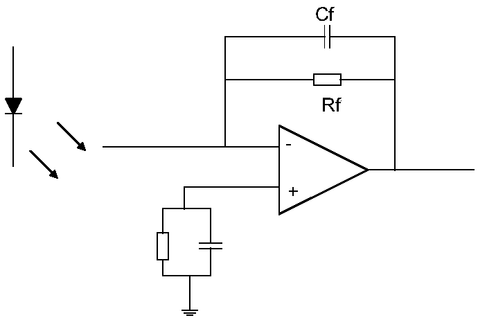 Electric amplifier based on frequency detection