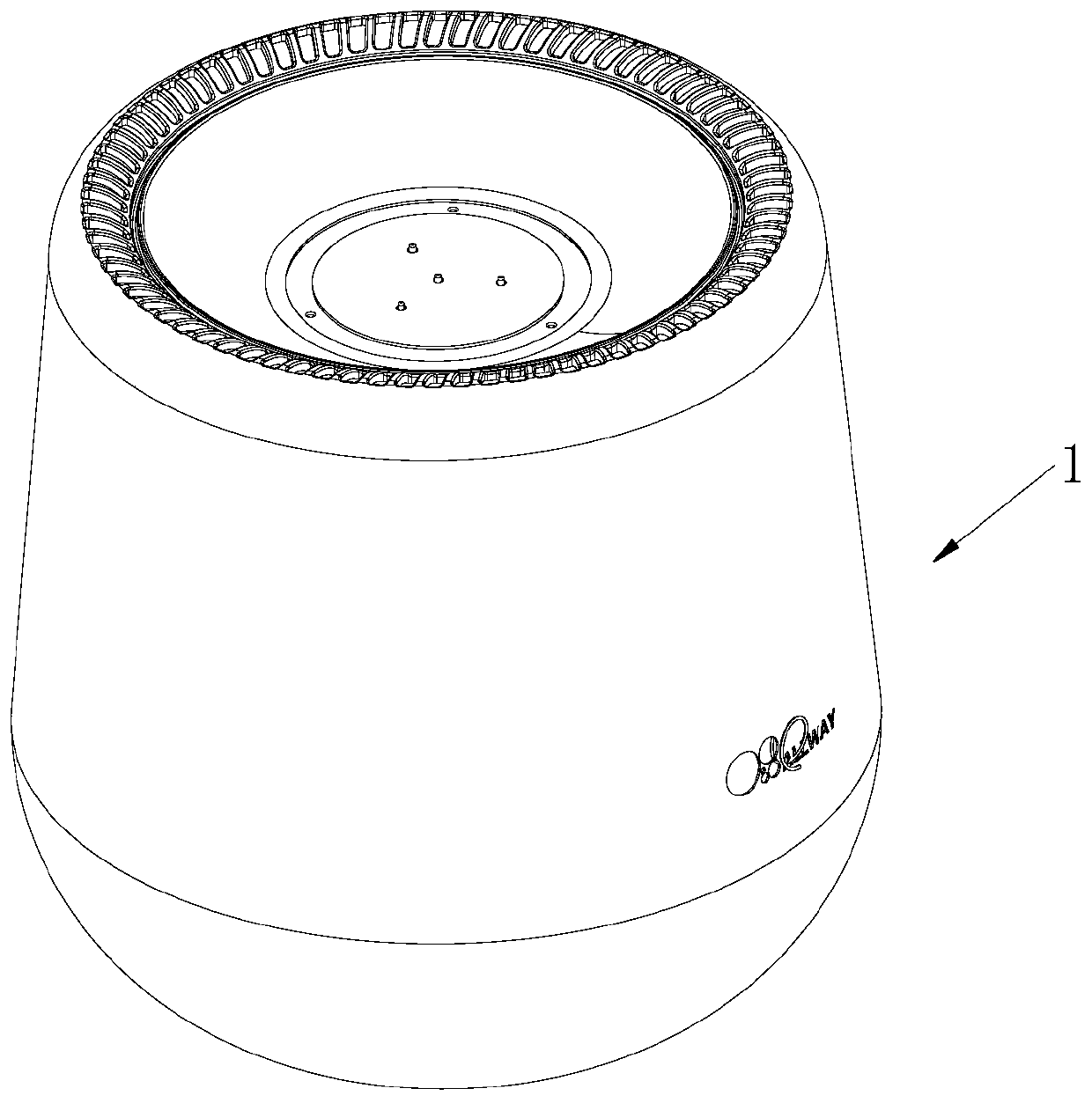 Humidifier with loudspeaker box