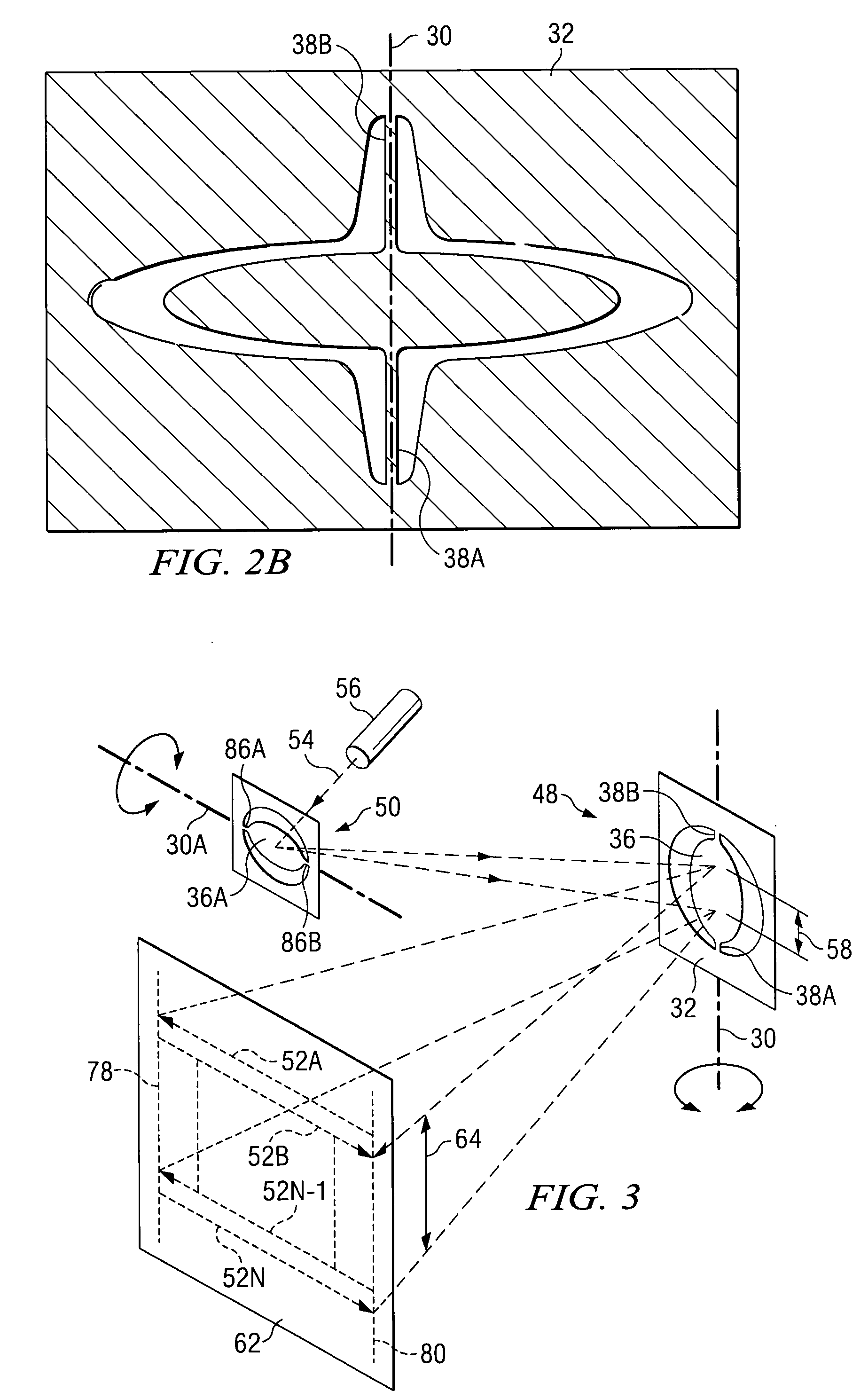 Resonant scanning mirror with inertially coupled activation