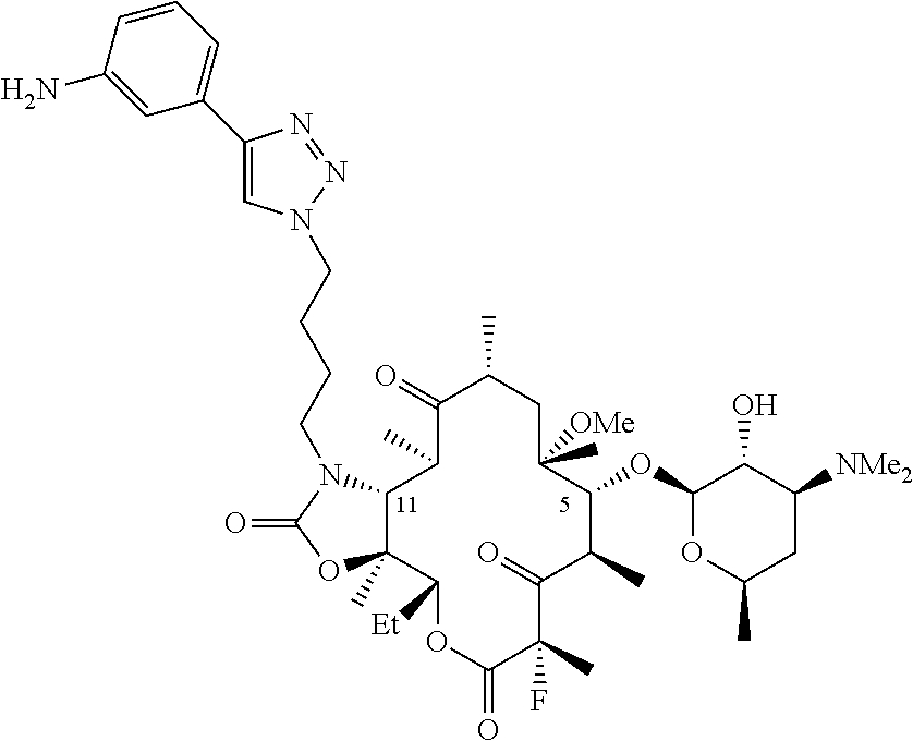 Triazole-containing macrolides and ophthalmic uses therefor