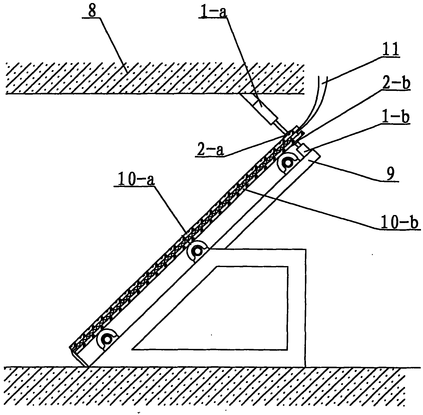 Automatic glass separating device