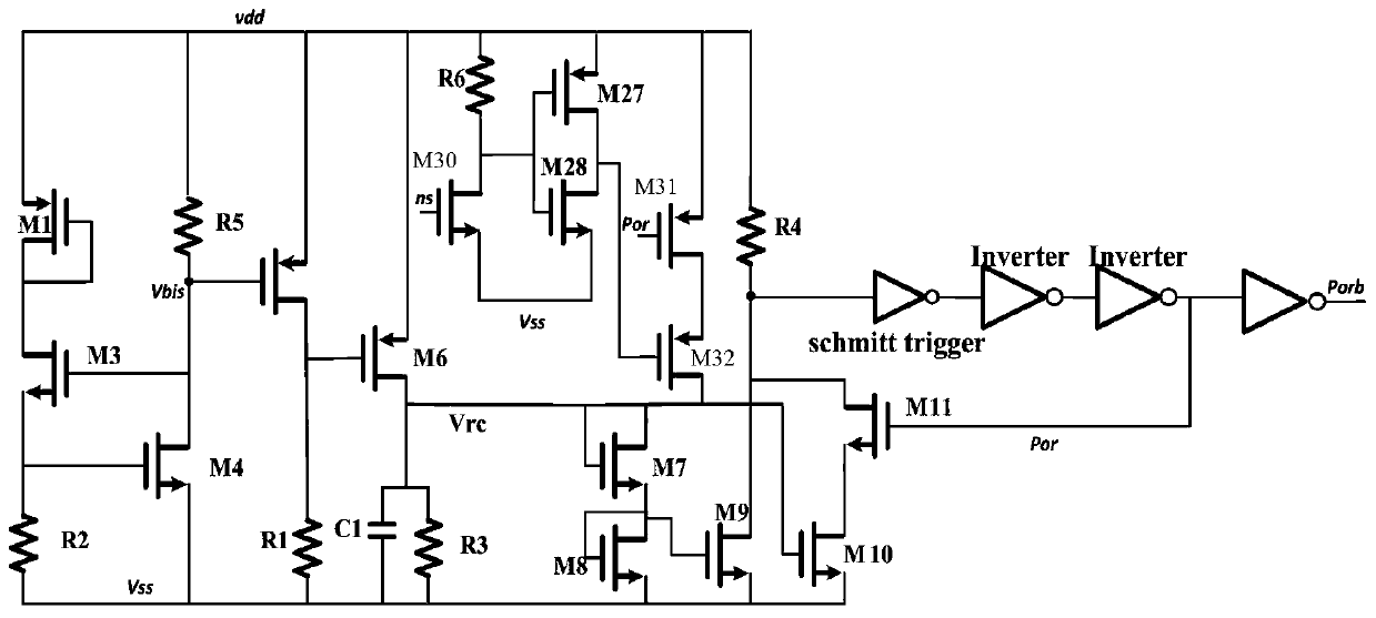 Quick power-down signal detection circuit and power-on reset device for detecting power supply voltage jitter