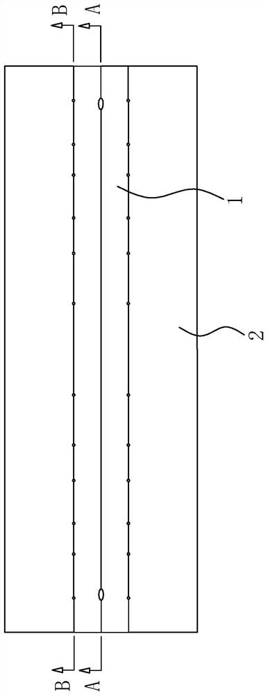 Reinforced type subway prestressed beam body and manufacturing method thereof