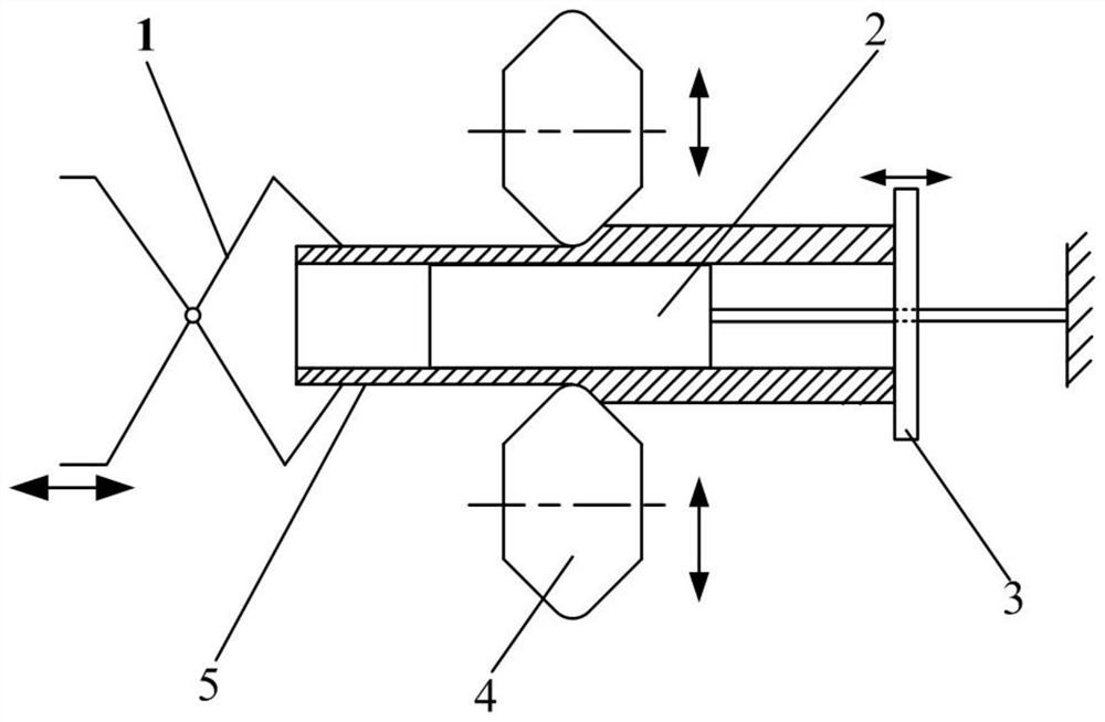 Transverse pipe rolling process method