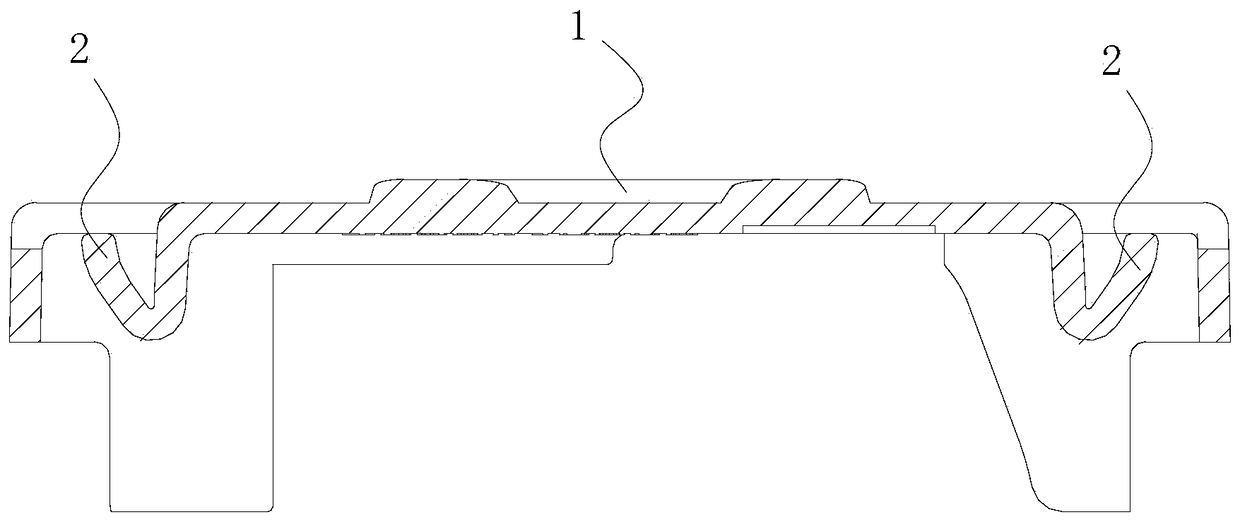 Electric fan head assembly and electric fan