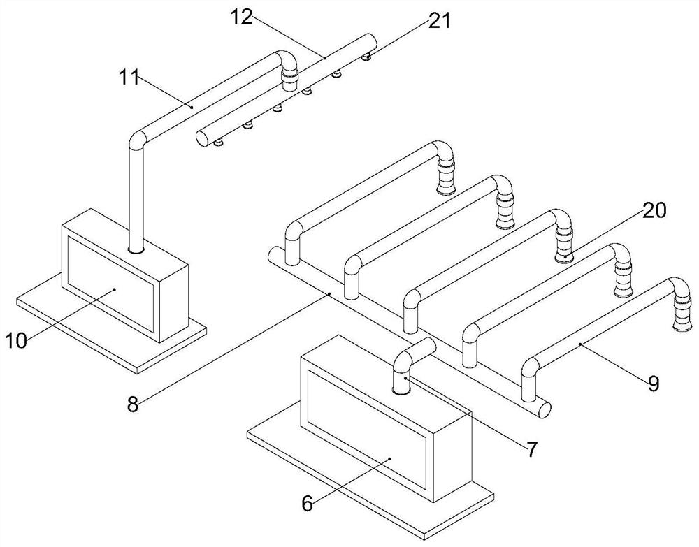 Efficient ice wrapping device for quick-frozen food production