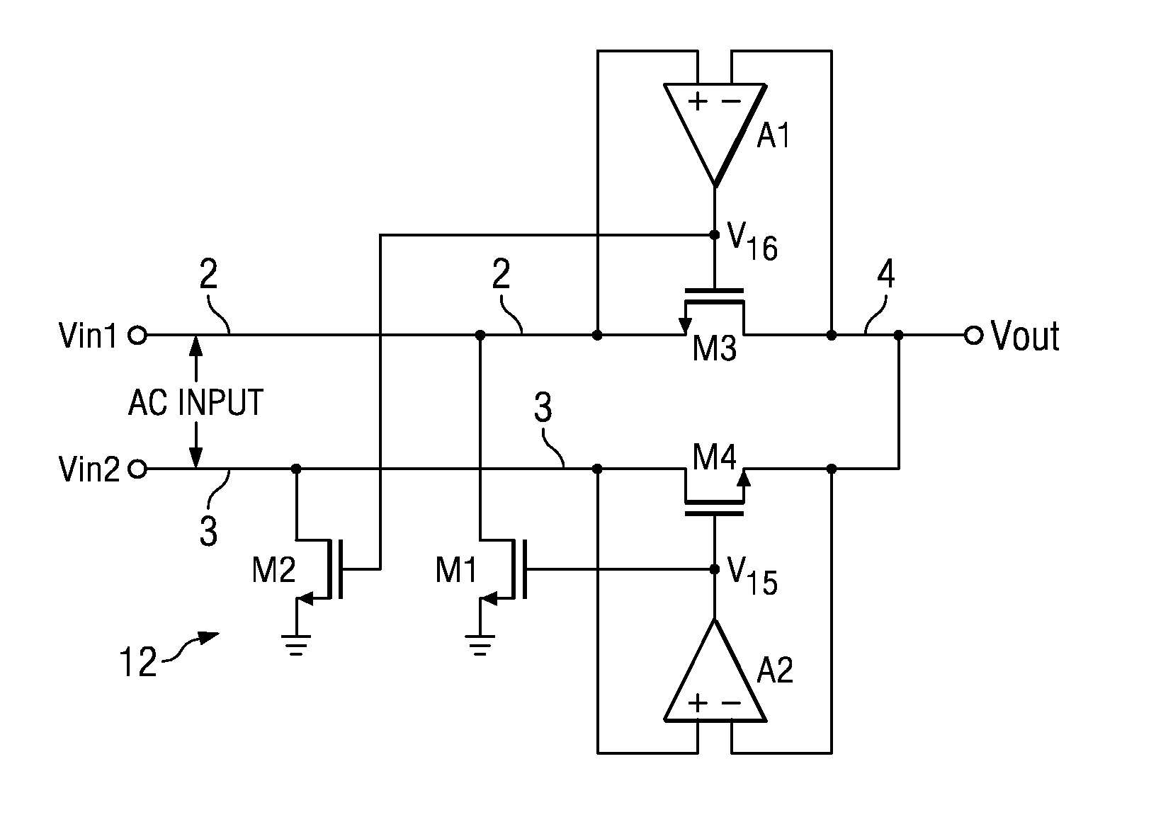 Active rectifier and method for energy harvesting power management circuit