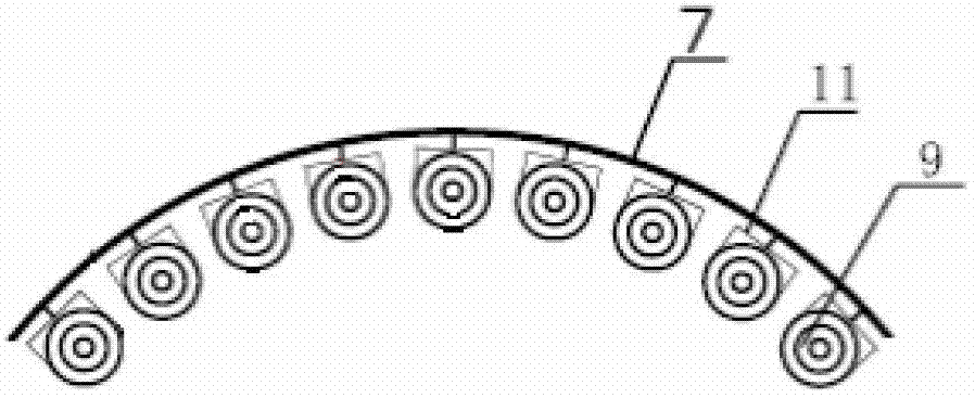 Dome type focusing heat accumulator and dome type solar thermoelectric system