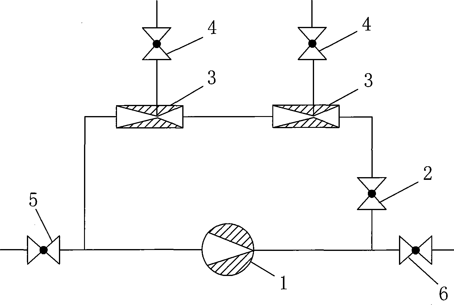 Bridge type pump reactor