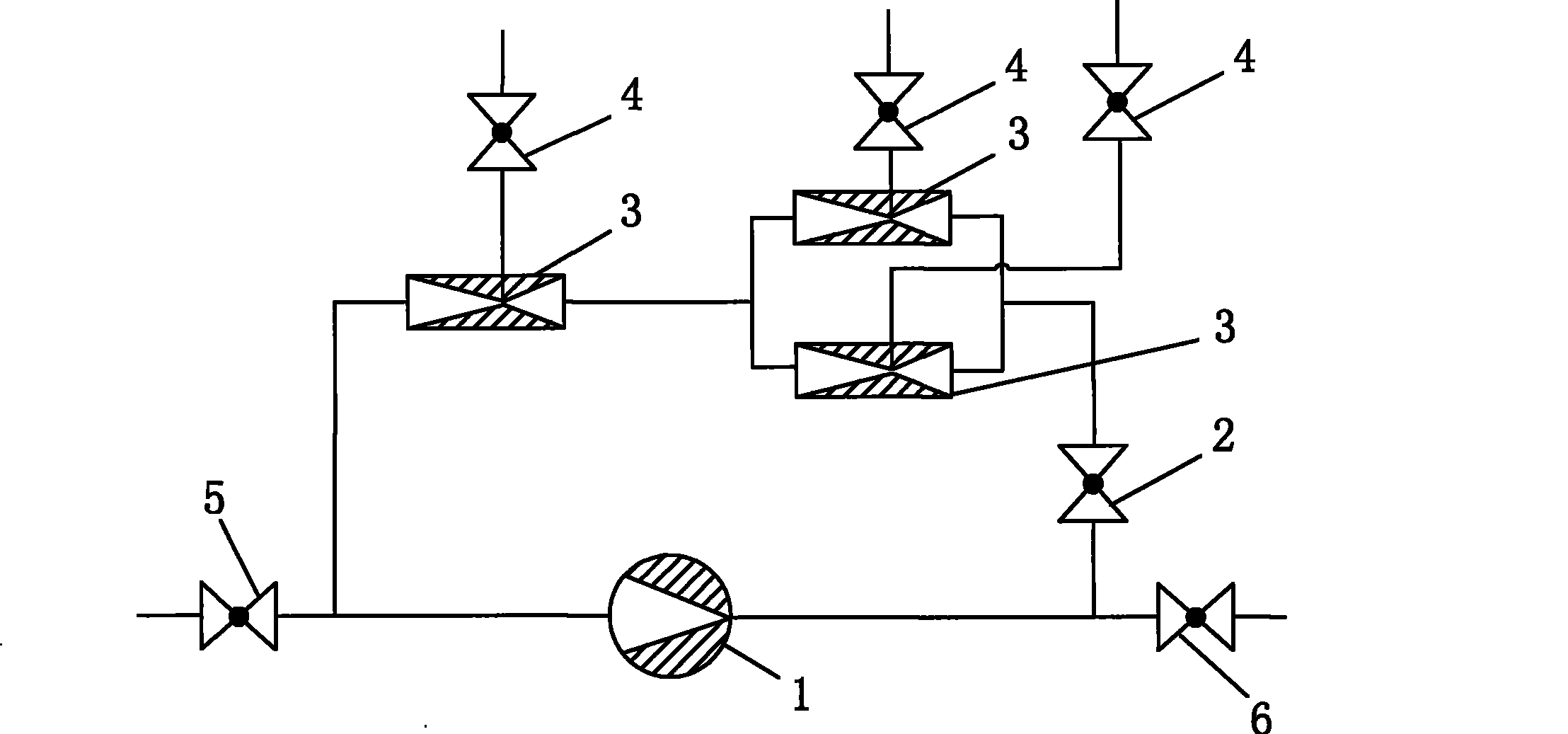 Bridge type pump reactor