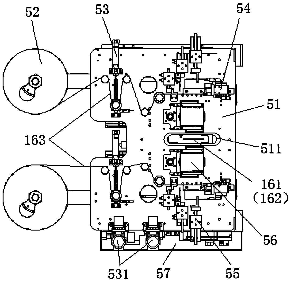 On-line short-circuit detection battery cell production and winding machine