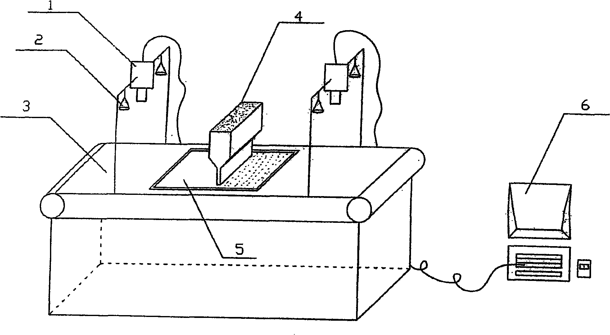 System for detecting sowing quality of rice seedling raising disk and application thereof for detecting