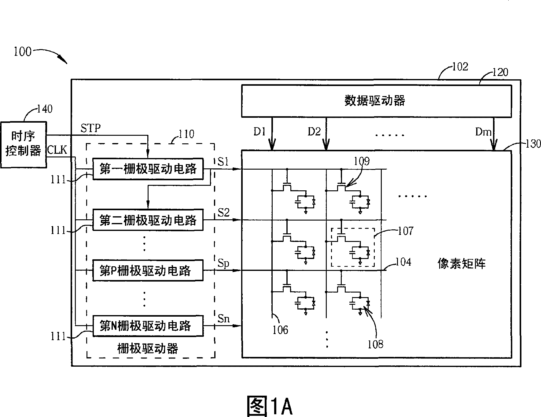 Gate driver for outputting superposition-free scanning signal, liquid crystal display and method