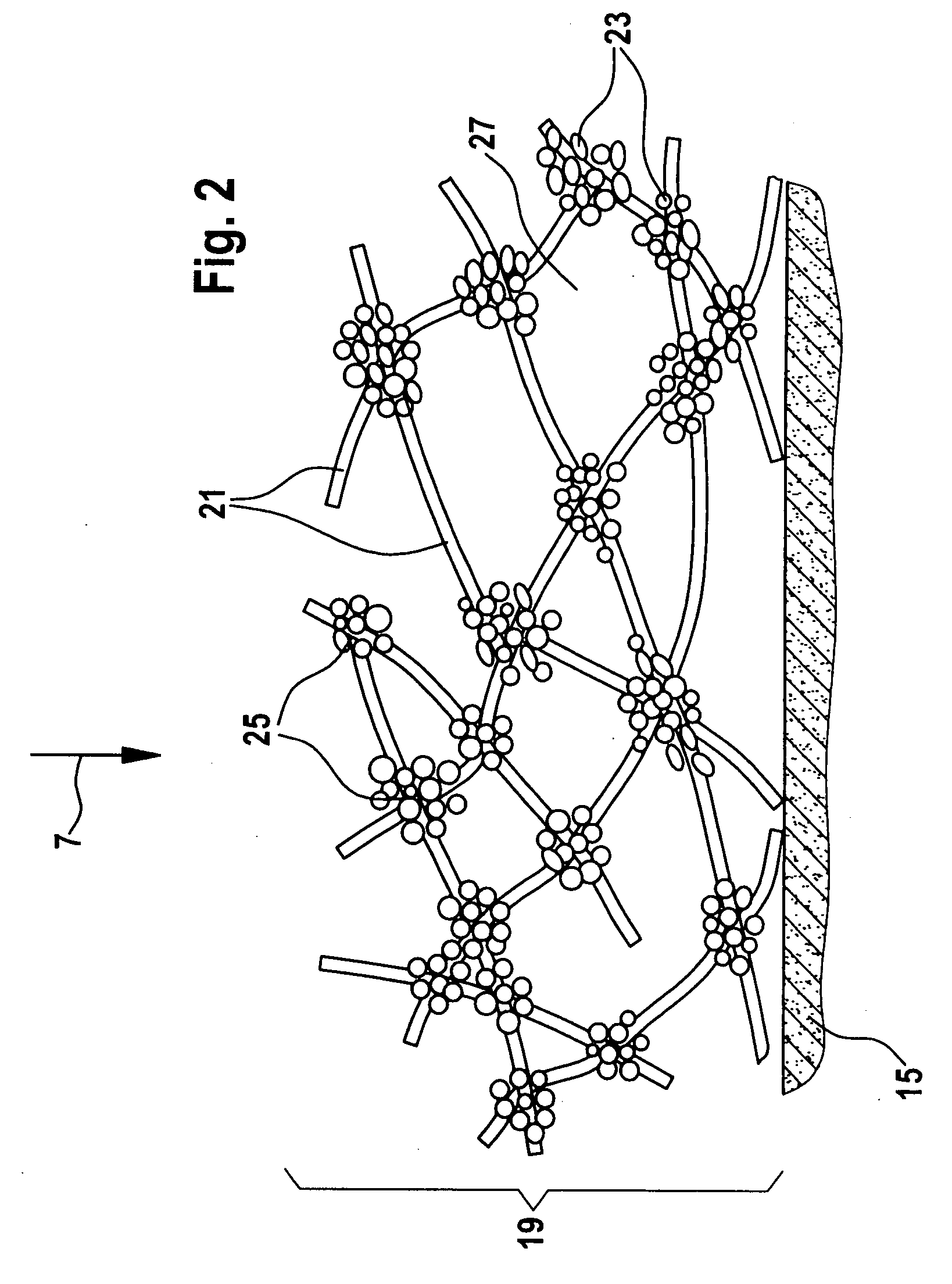 Filter for purifying gas mixtures and method for its manufacture