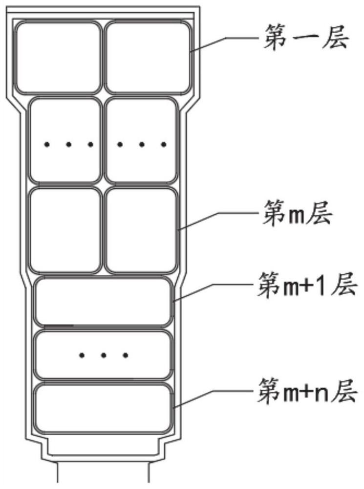 Unequal-width slot stator assembly with even number of leads in slot and motor