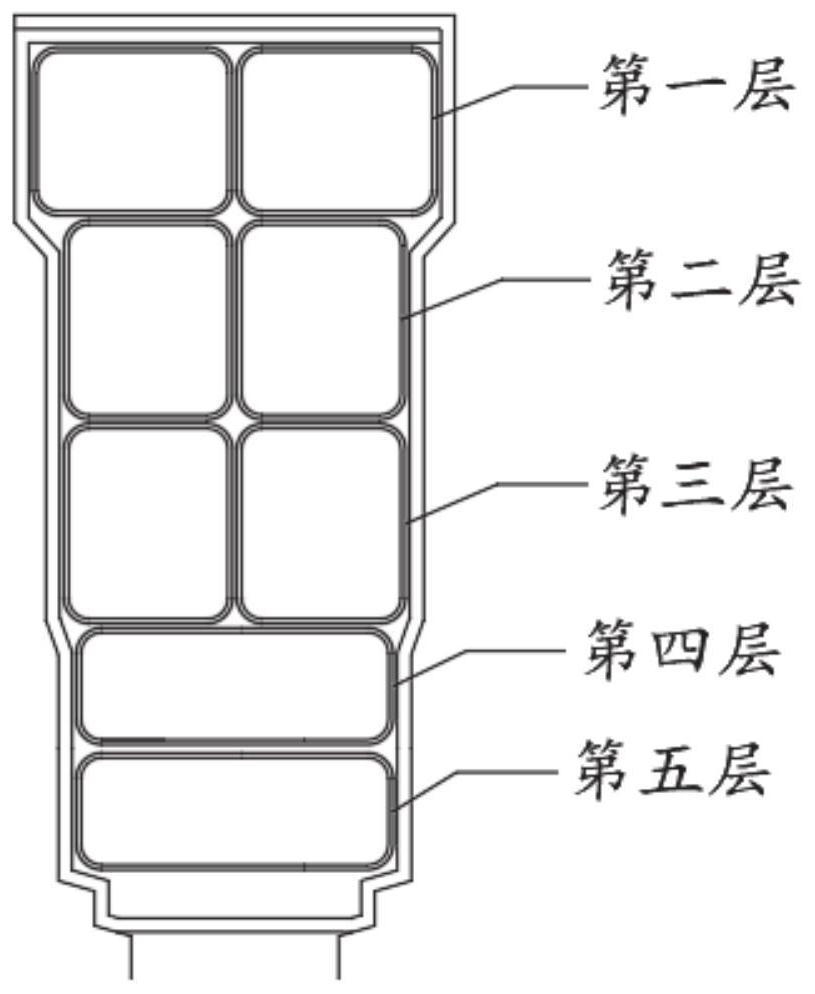 Unequal-width slot stator assembly with even number of leads in slot and motor