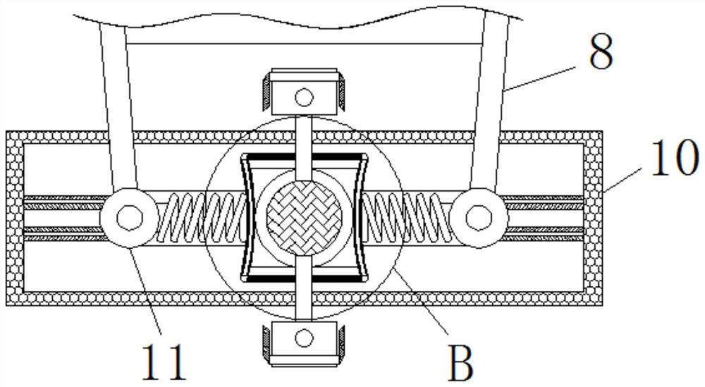 Transformer hook device with stamping and ventilation functions and facilitating dehumidifying