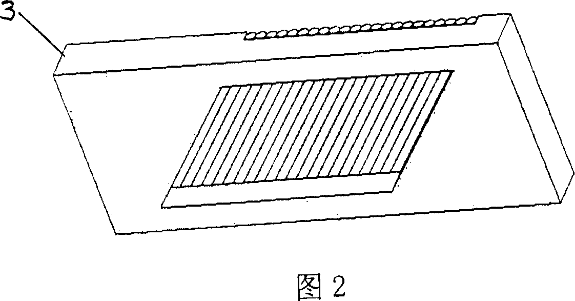 Light beam conversion shaping device for high power semiconductor laser array