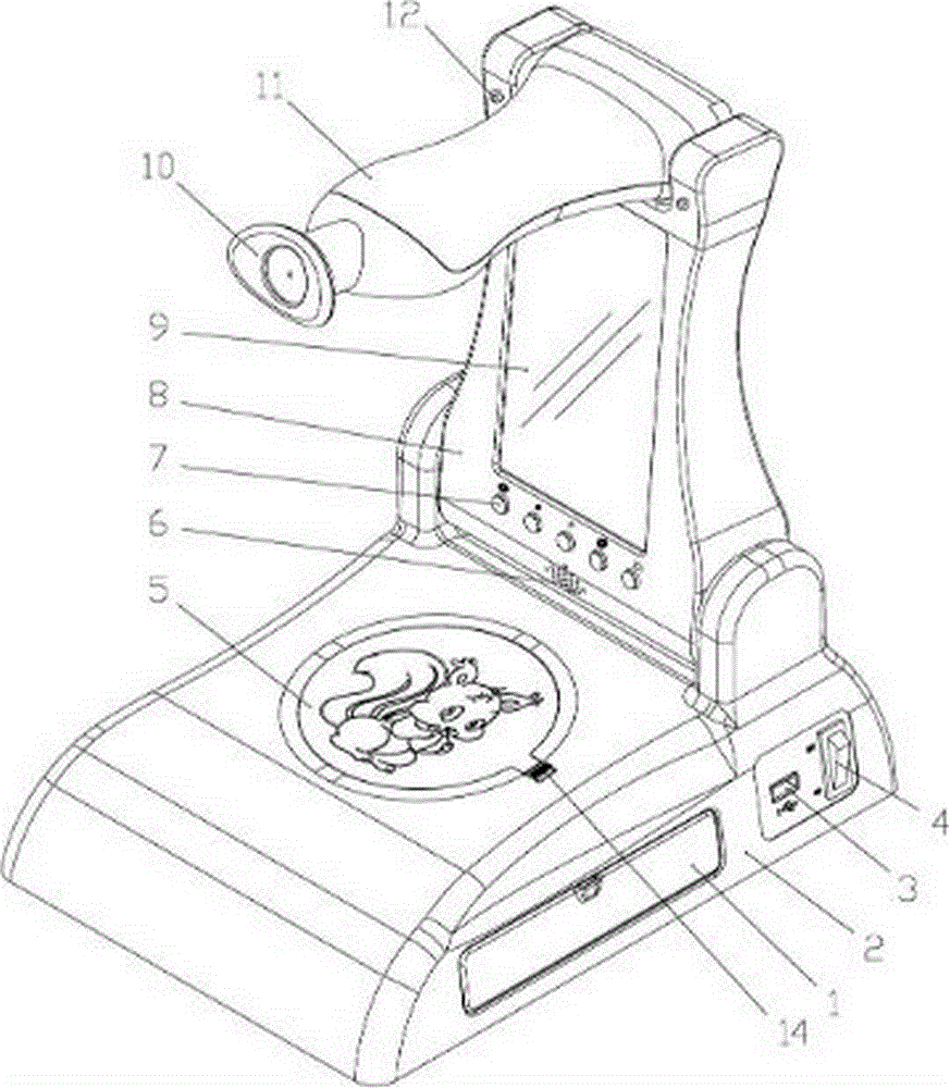 Detecting and training system for binocular fusion function