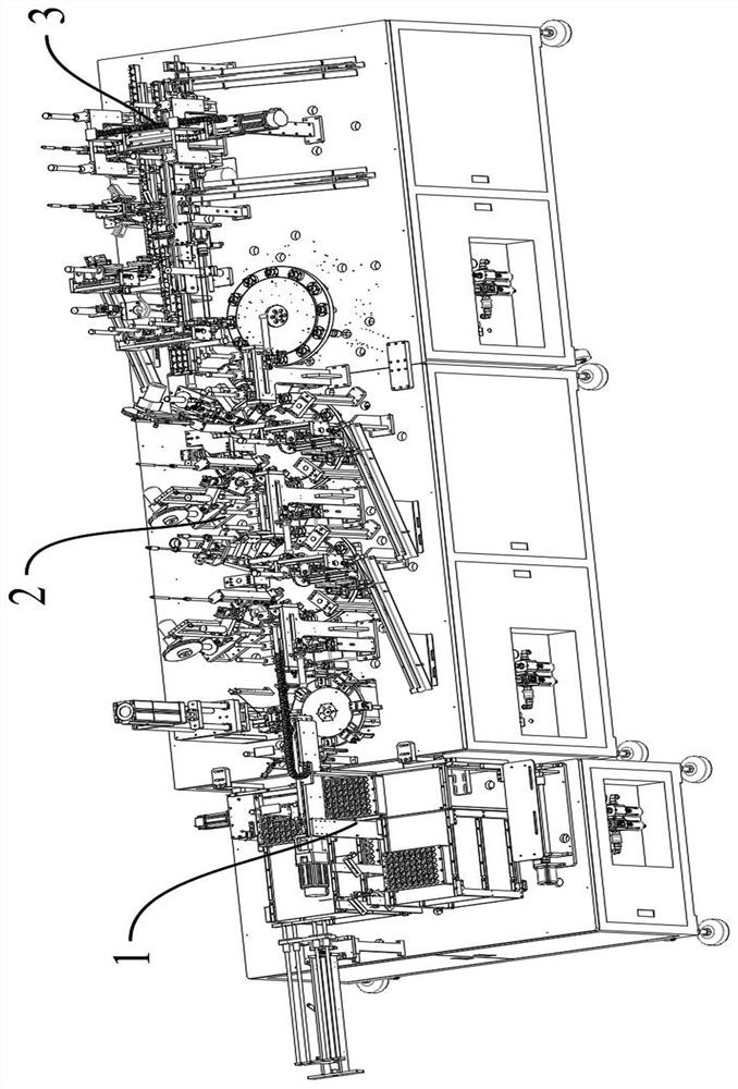 Automatic antenna oscillator assembly line and antenna oscillator assembly method