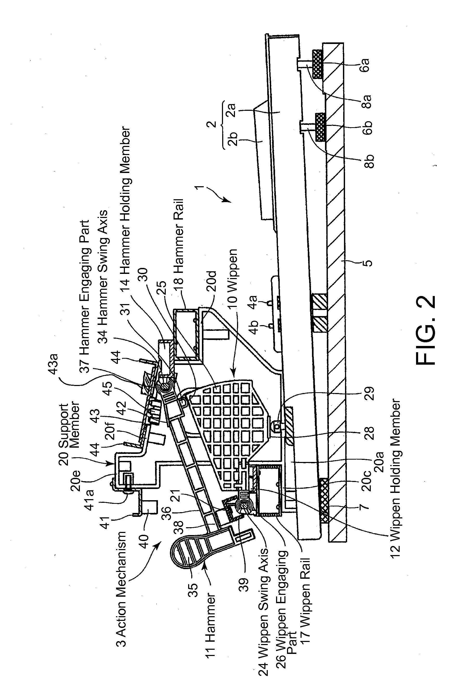 Keyboard device and keyboard instrument