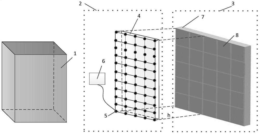 Acoustic metamaterial barrier system for the spatial distribution of transformer noise