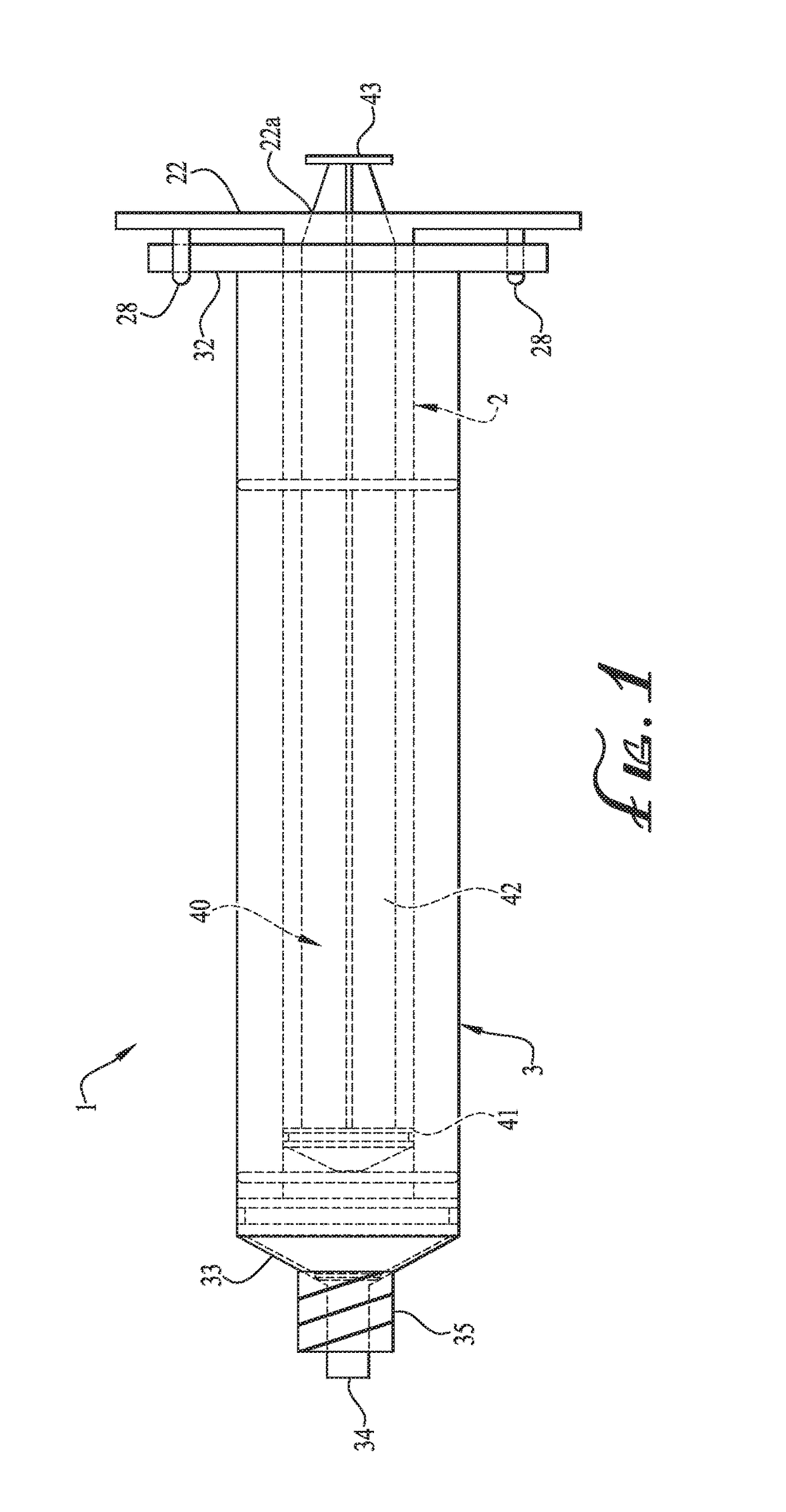 Syringe assembly for withdrawing two separate portions of fluid following a single engagement with fluid port