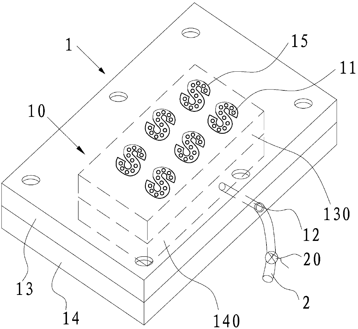 Nameplate adsorbing device